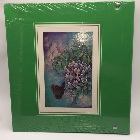 Vintage 100 Page Magnetic Photo Album Butterfly - Picture 10 of 11